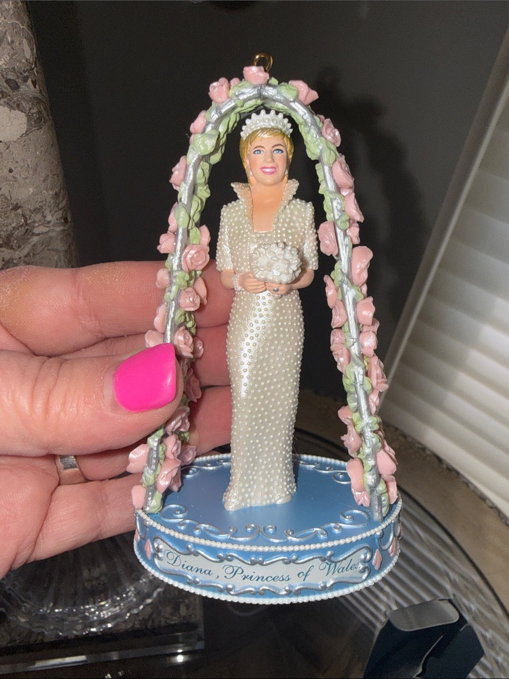 Carlton Cards Diana Princess of Wales  Ornament in Original Box Vintage 1998